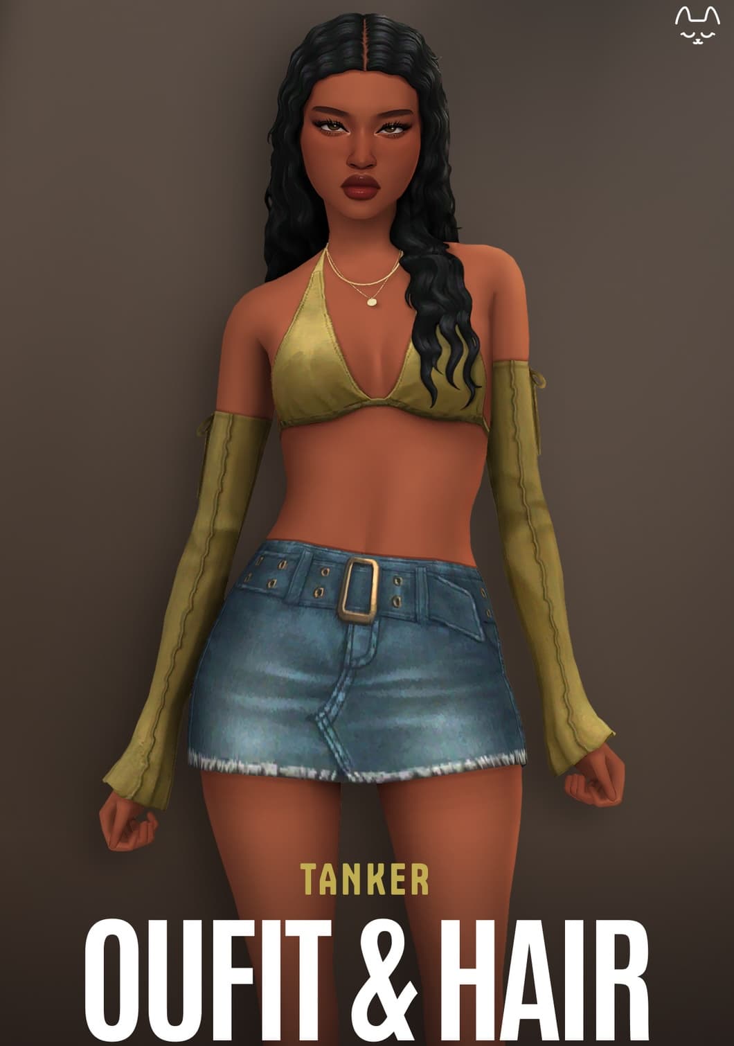 Скриншот мода Сет Tanker Outfit & Hair